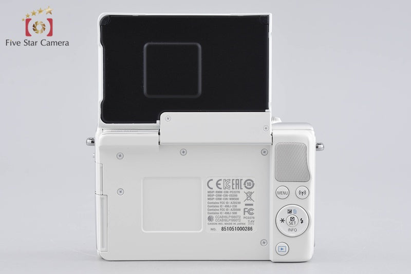 Canon EOS M100 White 24.2 MP Digital Camera EF-M 15-45 Lens