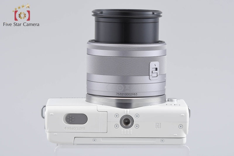Canon EOS M100 White 24.2 MP Digital Camera EF-M 15-45 Lens