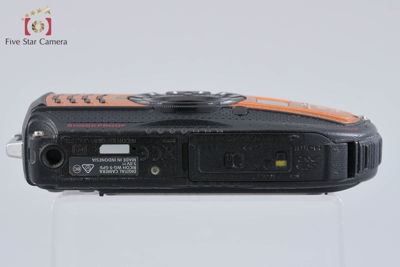 Ricoh Pentax WG-5 GPS Orange 16.0 MP Waterproof Action Camera