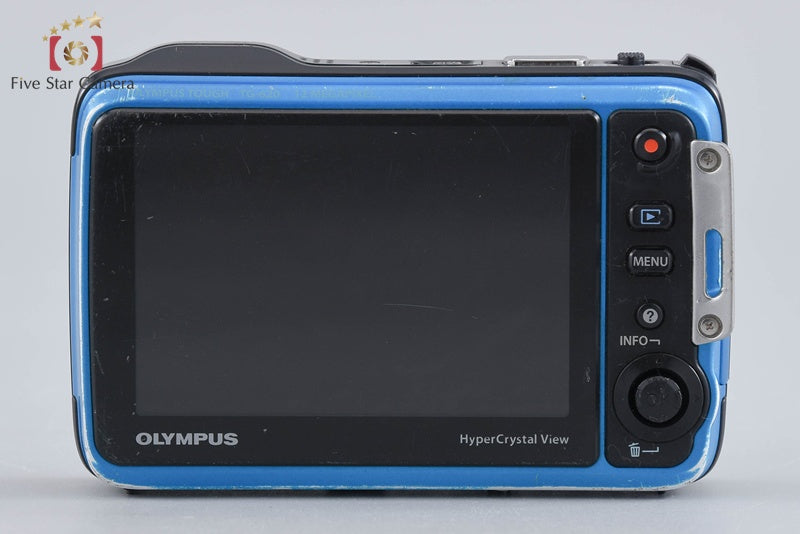 "Count 3,146" Olympus Tough TG-620 Blue 12.0 MP 5m Waterproof Digital Camera
