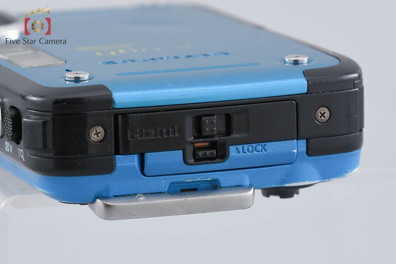 "Count 3,146" Olympus Tough TG-620 Blue 12.0 MP 5m Waterproof Digital Camera