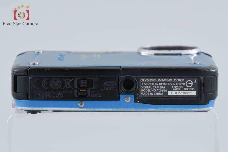 "Count 3,146" Olympus Tough TG-620 Blue 12.0 MP 5m Waterproof Digital Camera