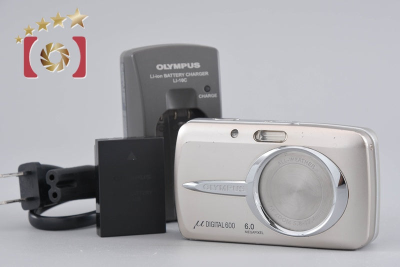 Olympus μ DIGITAL 600 Silver 6.0 MP Digital Camera