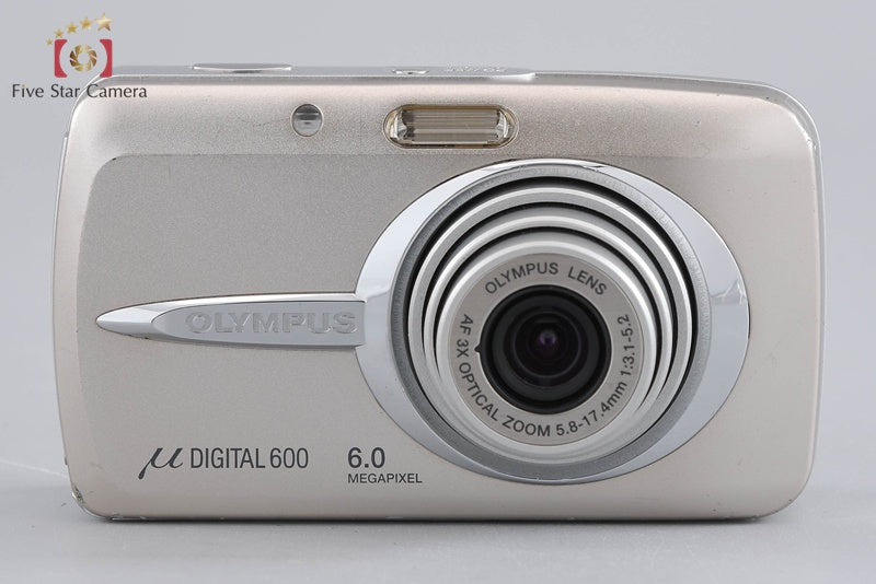 Olympus μ DIGITAL 600 Silver 6.0 MP Digital Camera