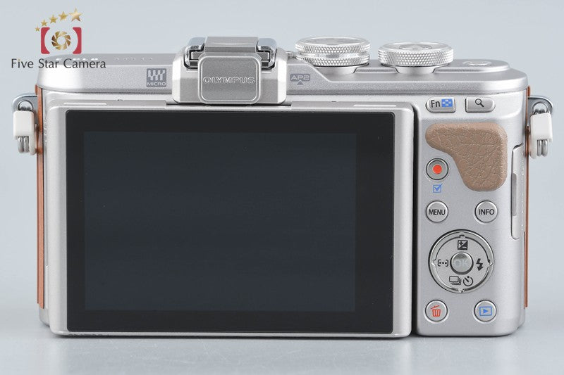 "Count 760" Olympus PEN E-PL8 Brown 16.1 MP Digital Camera 14-42 40-150 Lenses