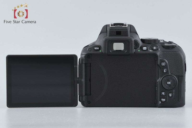 "Count 124" Nikon D5500 Black 24.2 MP Digital SLR Camera 18-55 VR II Lens w/ Box