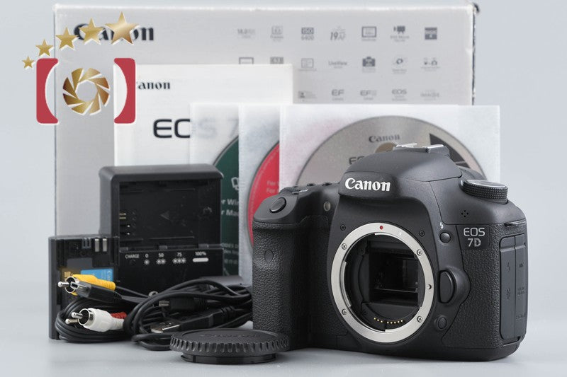 "Shutter count 776" Canon EOS 7D 18.0 MP Digital SLR Camera Body w/ Box