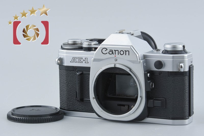 Canon AE-1 Silver 35mm SLR Film Camera Body