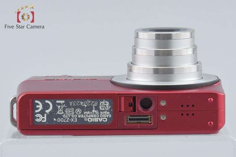 CASIO EXILIM EX-Z700 Red 7.2 MP Digital Camera