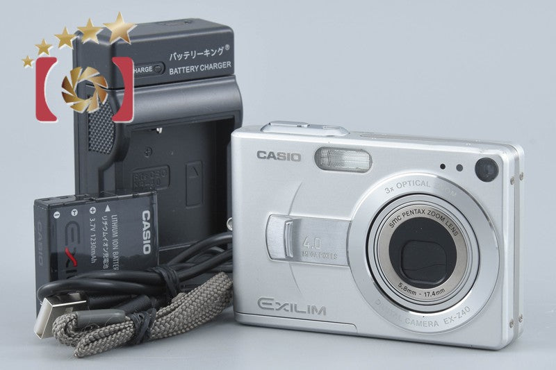 Casio EXILIM EX-Z40 Silver 4.0 MP Digital Camera