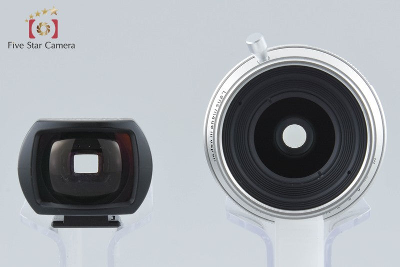 Voigtlander SNAPSHOT-SKOPAR 25mm f/4 MC Silver L39 Mount w/ 25mm Viewfinder