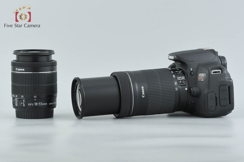 Canon EOS Kiss X7i / Rebel T5i / 700D 18.0 MP 18-55 55-250 Lenses