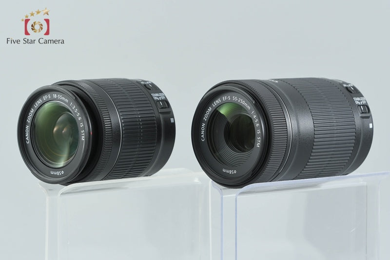 Canon EOS Kiss X7i / Rebel T5i / 700D 18.0 MP 18-55 55-250 Lenses