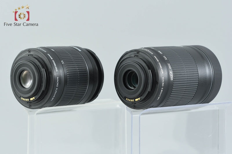 Canon EOS Kiss X7i / Rebel T5i / 700D 18.0 MP 18-55 55-250 Lenses