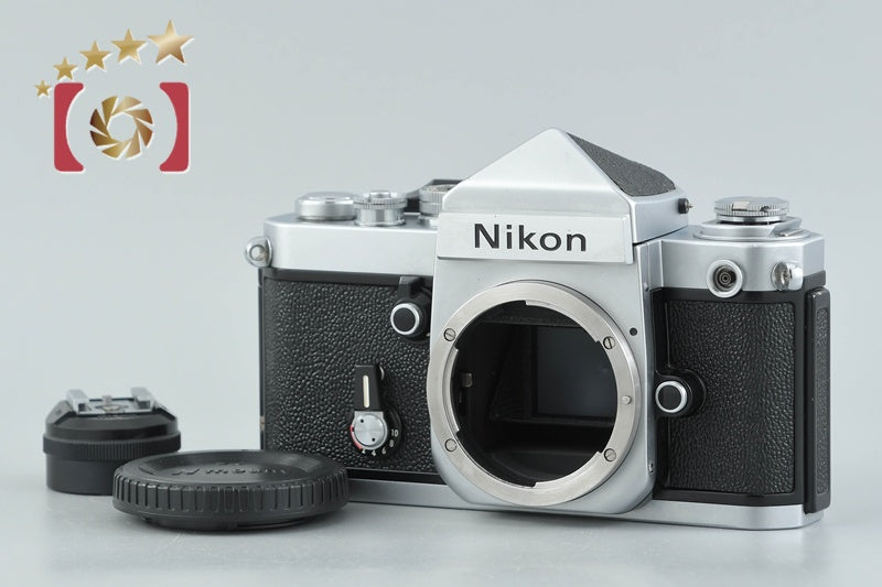 Nikon F2 Eye Level Silver 35mm SLR Film Camera Body
