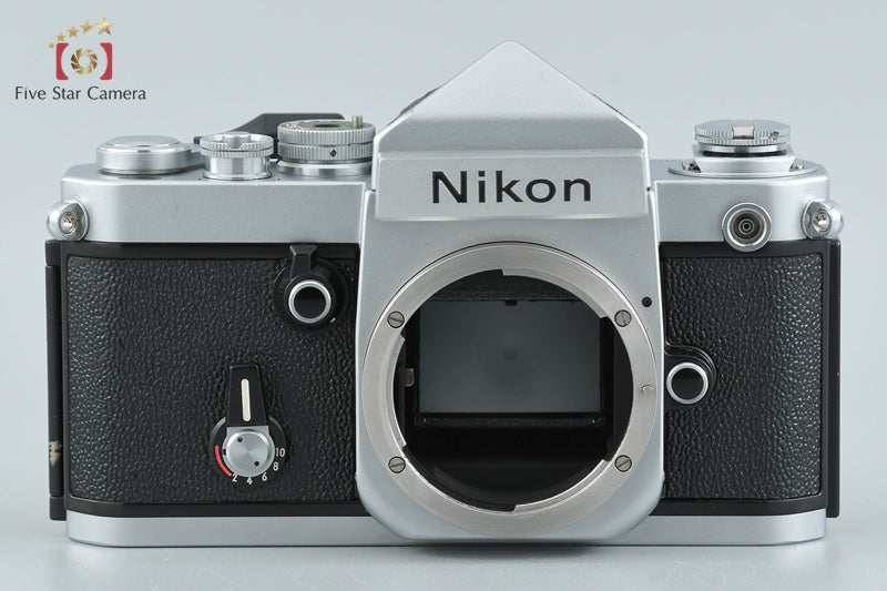 Nikon F2 Eye Level Silver 35mm SLR Film Camera Body