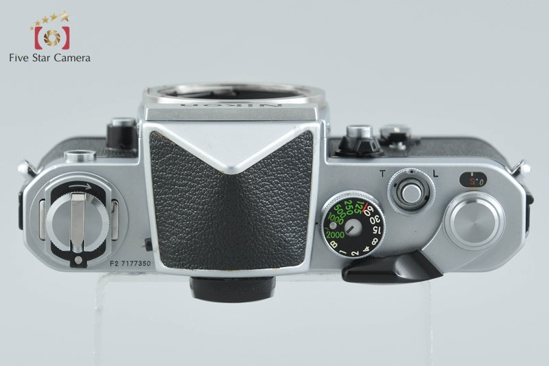 Nikon F2 Eye Level Silver 35mm SLR Film Camera Body