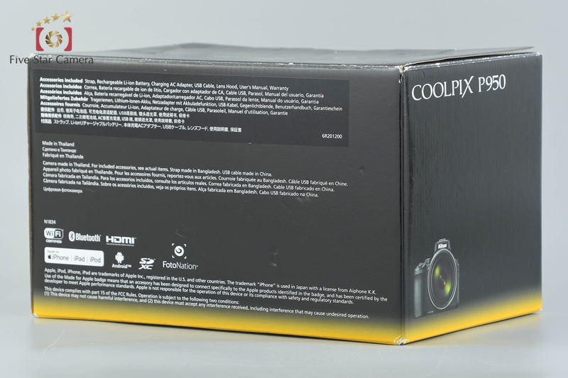 Nikon COOLPIX P950 16.0 MP Digital Camera w/ Box
