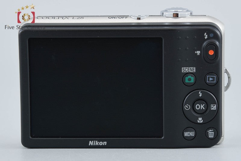 Nikon COOLPIX L28 Silver 20.1 MP Digital Camera