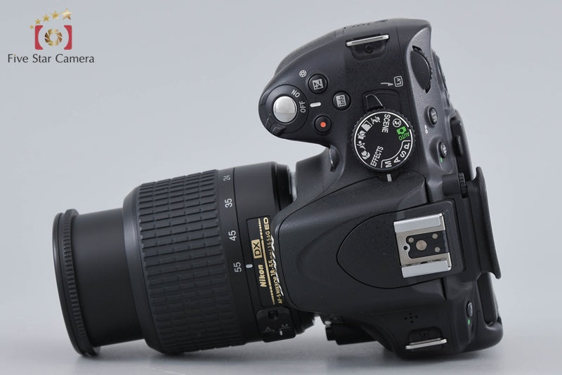 "Shutter count 5,175" Nikon D5100 16.2 MP DSLR AF-S DX 18-55 G ED Lens