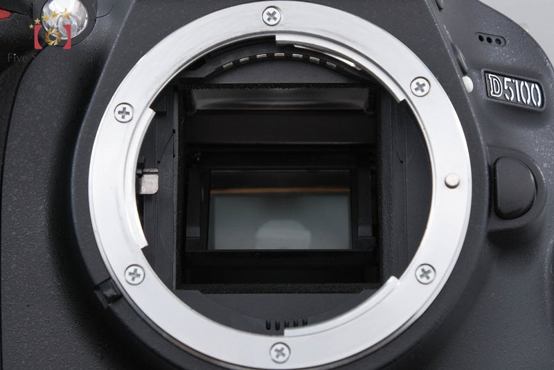 "Shutter count 5,175" Nikon D5100 16.2 MP DSLR AF-S DX 18-55 G ED Lens