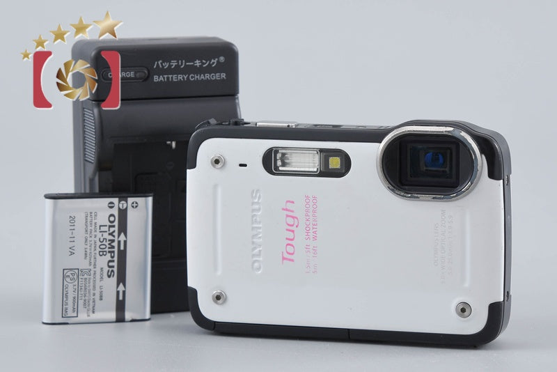 Olympus Tough TG-620 White 12.0 MP 5m Waterproof Digital Camera