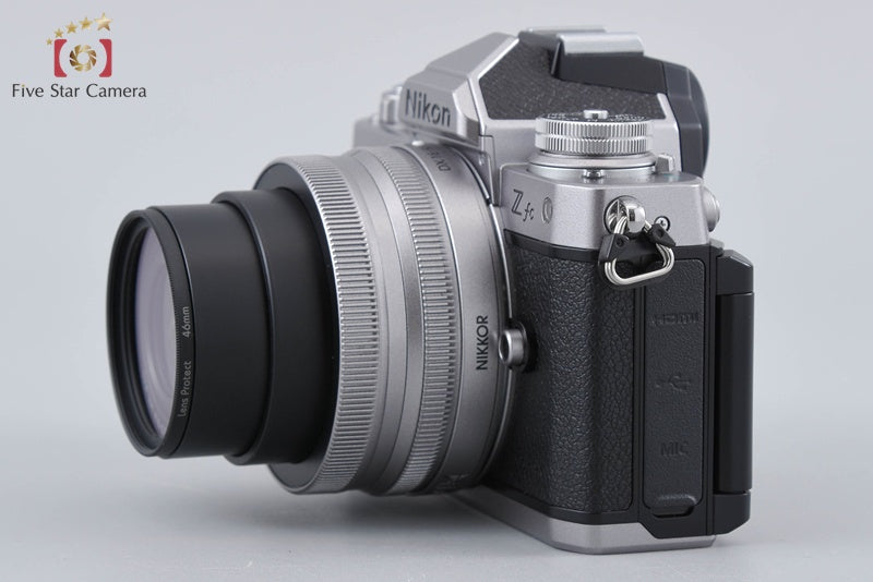 "Count 5,084" Nikon Z fc Silver 20.9 MP Digital Mirrorless Camera 16-50 VR Lens