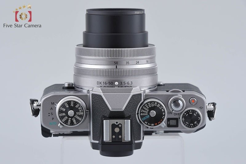 "Count 5,084" Nikon Z fc Silver 20.9 MP Digital Mirrorless Camera 16-50 VR Lens