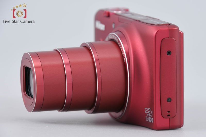 Nikon COOLPIX S9500 Velvet Red 18.1 MP Digital Camera