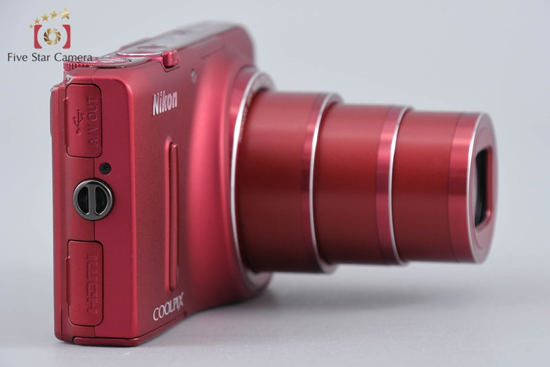 Nikon COOLPIX S9500 Velvet Red 18.1 MP Digital Camera