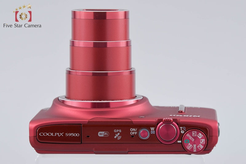 Nikon COOLPIX S9500 Velvet Red 18.1 MP Digital Camera