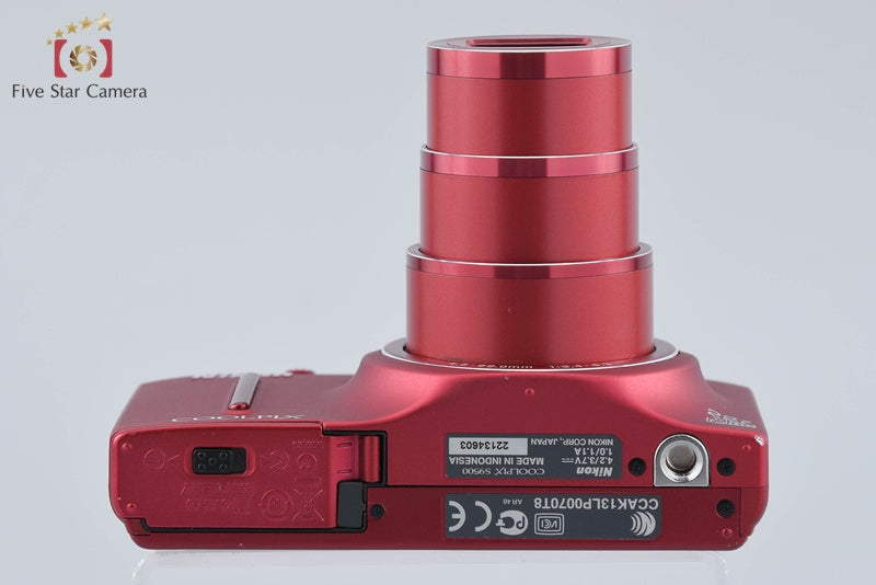 Nikon COOLPIX S9500 Velvet Red 18.1 MP Digital Camera