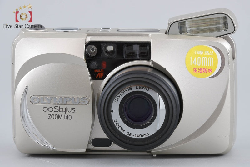 Olympus Stylus Zoom 140 Champagne Gold 35mm Point & Shoot Film Camera