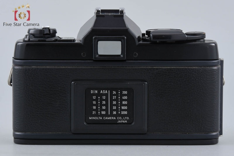 MINOLTA XG-E Black 35mm SLR Film Camera + MD ROKKOR 50mm f/1.4