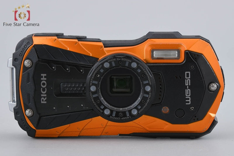 Ricoh PENTAX WG-50 Orange 16.0 MP Waterproof Action Camera