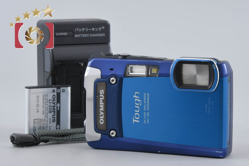 Olympus TOUGH TG-820 Blue 12.0 MP Waterproof Digital Camera