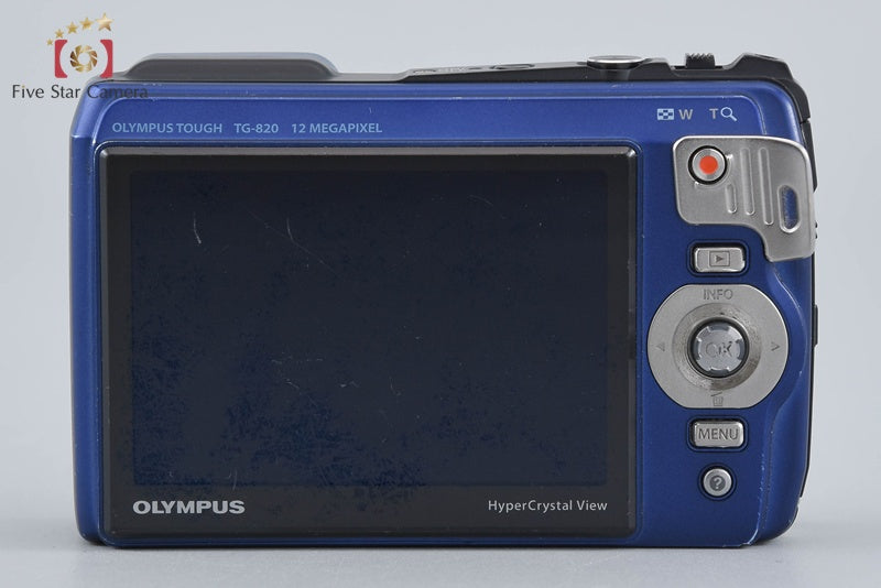 Olympus TOUGH TG-820 Blue 12.0 MP Waterproof Digital Camera