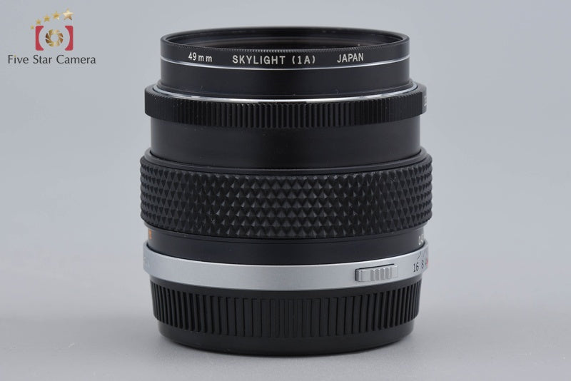 Olympus G.ZUIKO AUTO-S 50mm f/1.4