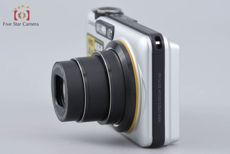Casio EXILIM EX-FC100 White 9.1 MP Digital Camera
