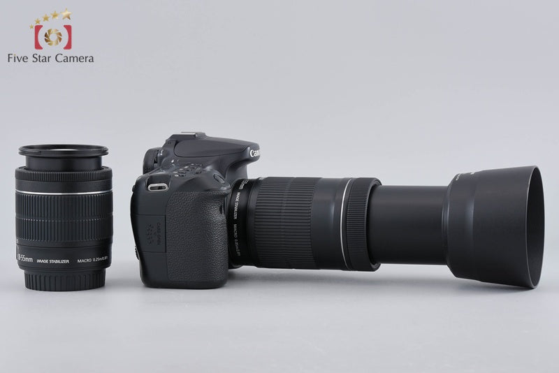 Canon EOS 70D 20.2 MP Digital SLR Camera EF-S 18-55 55-250 Lenses