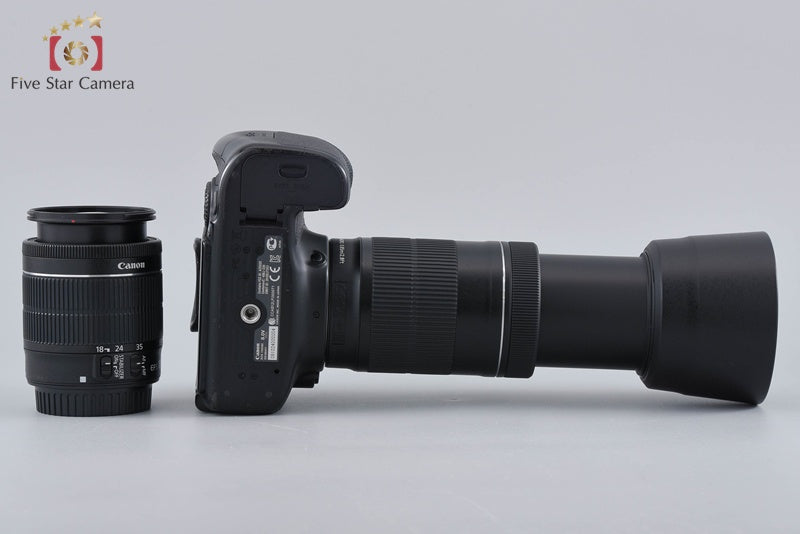 Canon EOS 70D 20.2 MP Digital SLR Camera EF-S 18-55 55-250 Lenses