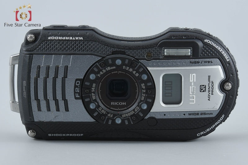 "Count 51" Ricoh PENTAX WG-5 GPS Gunmetal 16.0 MP Waterproof Action Camera