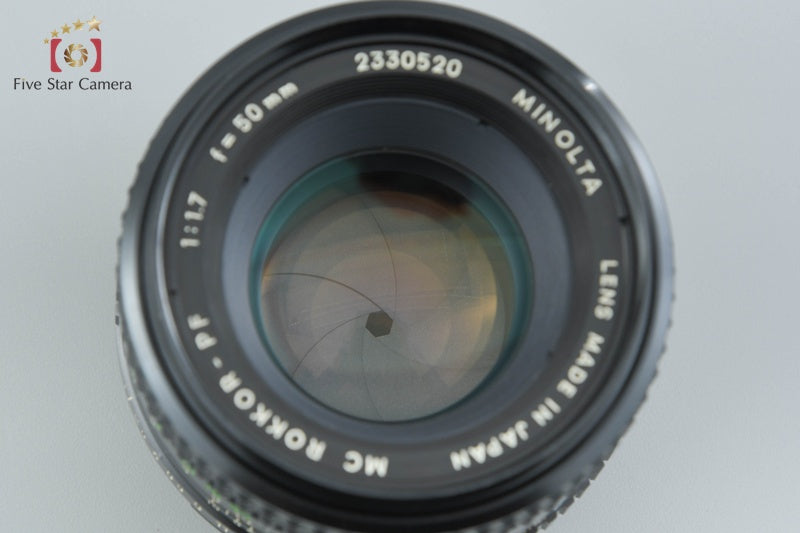 MINOLTA MC ROKKOR-PF 50mm f/1.7