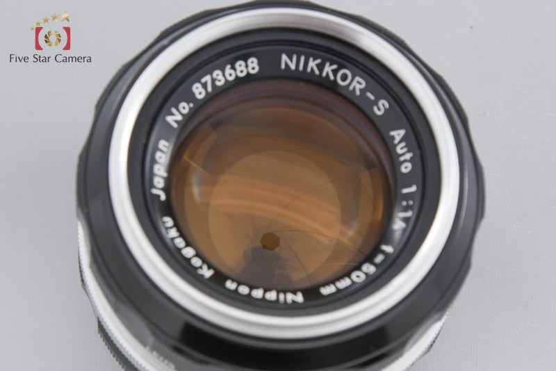 Nikon NIKKOR-S Auto 50mm f/1.4 Non Ai Lens