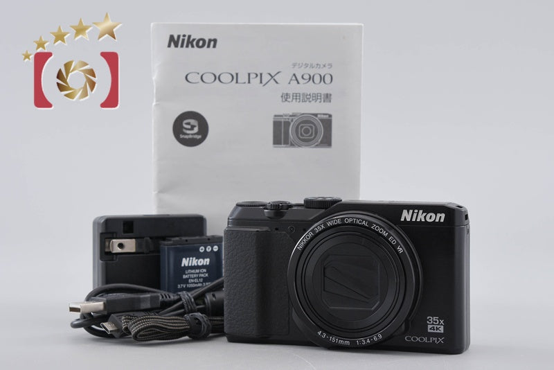Nikon COOLPIX A900 Black 20.0 MP Digital Camera