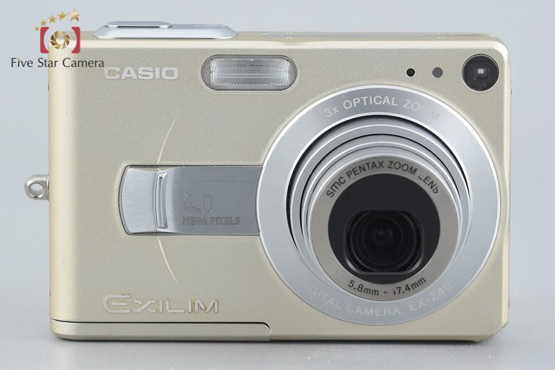 Casio EXILIM EX-Z40 Gold 4.0 MP Digital Camera