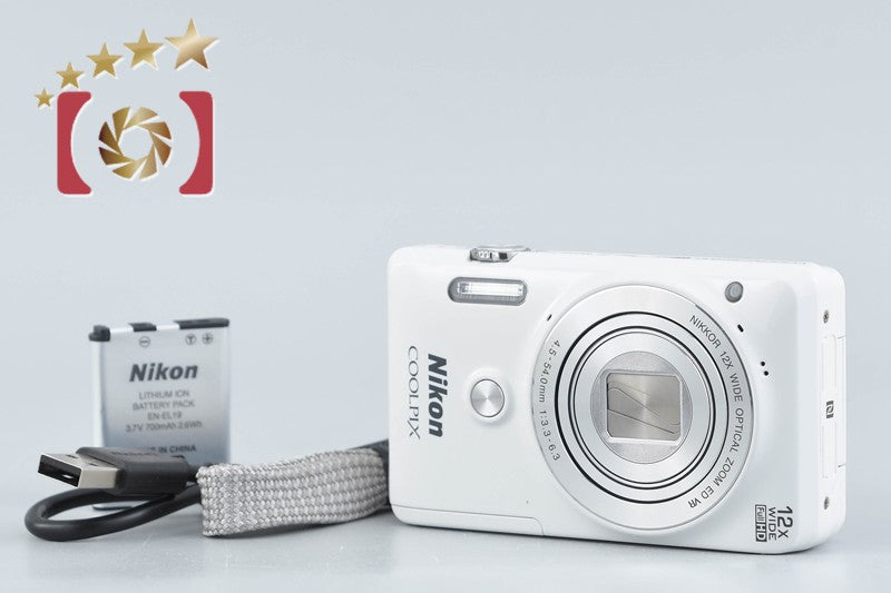 Nikon COOLPIX S6900 Natural White 16.2 MP Digital Camera