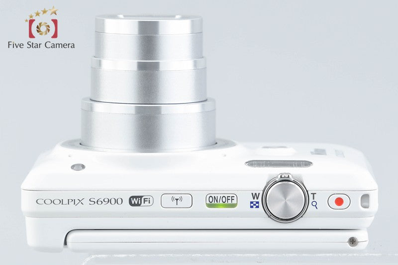 Nikon COOLPIX S6900 Natural White 16.2 MP Digital Camera