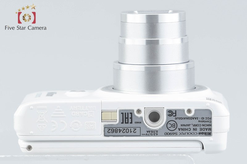 Nikon COOLPIX S6900 Natural White 16.2 MP Digital Camera