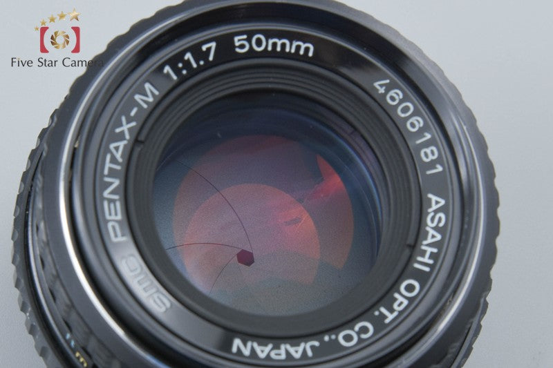 Pentax SMC M 50mm f/1.7 K Mount Lens